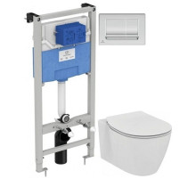 Комплект подвесной унитаз E047901 + E772401 + система инсталляции  R020467 + R0108AA Ideal Standard Prosys Connect E212701R0108AA