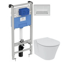 Комплект подвесной унитаз K819501 + система инсталляции  R020467 + R0108AA Ideal Standard Prosys Connect Air K819501PAR0108AA