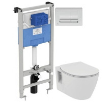 Комплект подвесной унитаз E822301 + система инсталляции  R020467 + R0108AA Ideal Standard Prosys Connect E8822301PCR0108AA