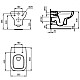 Приобрести Комплект подвесной унитаз T471701 + T453101 + система инсталляции R046367 Ideal Standard Prosys I.Life A RI471702 в магазине сантехники Santeh-Crystal.ru