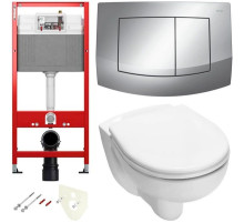 Комплект подвесной унитаз + система инсталляции Tece TECEbase 9400405.WC1