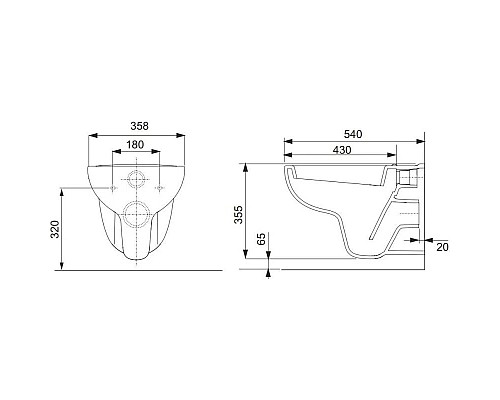 Приобрести Комплект подвесной унитаз + система инсталляции Tece TECEbase K440920.WC1 в магазине сантехники Santeh-Crystal.ru