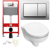 Комплект подвесной унитаз + система инсталляции Tece TECEbase 9400406.WC1