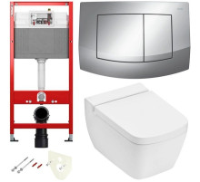Комплект подвесной унитаз + система инсталляции Tece TECEone 9400405.WC2