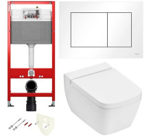 Комплект подвесной унитаз + система инсталляции Tece TECEone 9400413.WC2
