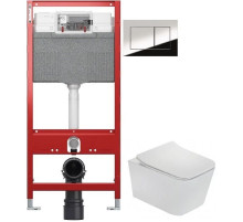 Комплект подвесной унитаз Teka Formentera 11.732.00.00 + система инсталляции TECE 9300302 + 9240401