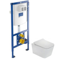 Комплект подвесной унитаз Teka Formentera 11.732.00.00 + система инсталляции Villeroy & Boch 92246100