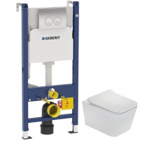 Комплект подвесной унитаз Teka Formentera 11.732.00.00 + система инсталляции Geberit 458.124.21.1