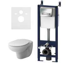 Комплект подвесной унитаз + система инсталляции Am.Pm Sense IS30251.741700