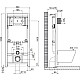 Заказать Комплект подвесной унитаз BelBagno Loto BB070CHR/SC + система инсталляции BelBagno BB002-80 + BB018-GV-BIANCO в магазине сантехники Santeh-Crystal.ru