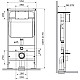 Заказать Комплект подвесной унитаз + система инсталляции SantiLine SL-5018MB + SL-03 в магазине сантехники Santeh-Crystal.ru