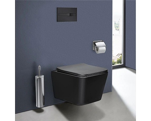 Купить Комплект подвесной унитаз Vincea Q-Line VT1-12MB + система инсталляции Grohe 38811kf0 в магазине сантехники Santeh-Crystal.ru