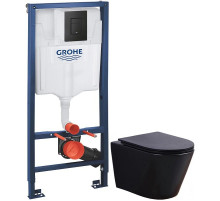 Комплект подвесной унитаз Esbano Clavel + ESUPCLAVBM + система инсталляции Grohe 38811kf0