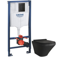 Комплект подвесной унитаз Grossman GR-4440BMS + система инсталляции Grohe 38811kf0