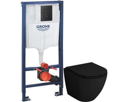 Купить Комплект подвесной унитаз Grossman GR-4455BMS + система инсталляции Grohe 38811kf0 в магазине сантехники Santeh-Crystal.ru