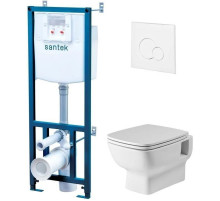 Комплект подвесной унитаз + система инсталляции Santek Нео 1.WH50.1.758
