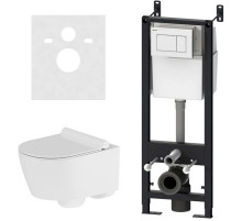 Комплект подвесной унитаз + система инсталляции Damixa Jupiter DX77.IS10101.1700