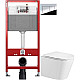 Купить Комплект подвесной унитаз WeltWasser Salzbach 004GL-WT + система инсталляции Tece 9400412 в магазине сантехники Santeh-Crystal.ru