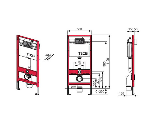 Santeh-Crystal.ru: Комплект подвесной унитаз WeltWasser Salzbach 004GL-WT + система инсталляции Tece 9400412 Купить Комплект подвесной унитаз WeltWasser Salzbach 004GL-WT + система инсталляции Tece 9400412 в магазине сантехники Santeh-Crystal.ru