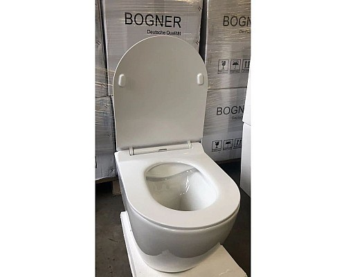 Купить Комплект подвесной унитаз Bogner BR-4477 + система инсталляции Tece 9400412 в магазине сантехники Santeh-Crystal.ru