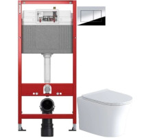 Комплект подвесной унитаз Grossman GR-4475S + система инсталляции Tece 9400412