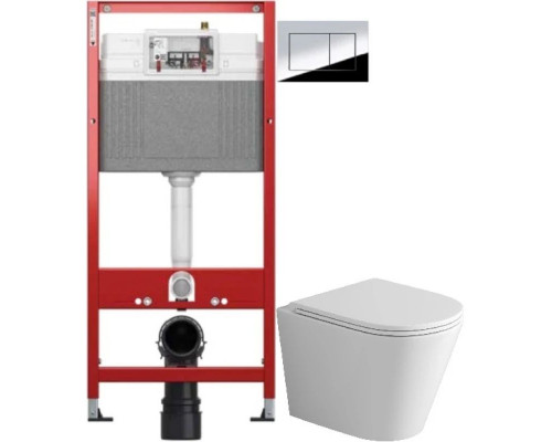 Заказать Комплект подвесной унитаз Grossman GR-4478SQ + система инсталляции Tece 9400412 в магазине сантехники Santeh-Crystal.ru