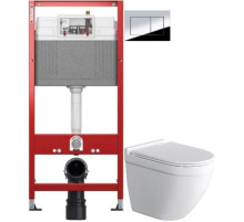 Комплект подвесной унитаз Grossman GR-4483SQ + система инсталляции Tece 9400412