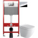 Приобрести Комплект подвесной унитаз Grossman GR-4483SQ + система инсталляции Tece 9400412 в магазине сантехники Santeh-Crystal.ru