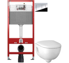 Комплект подвесной унитаз Geberit Renova 500.800.00.1 + система инсталляции Tece 9400412