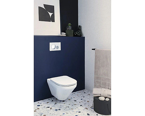 Купить Комплект подвесной унитаз Jacob Delafon Modern Life E77725-0 + E77168-0 + система инсталляции Tece 9400412 в магазине сантехники Santeh-Crystal.ru