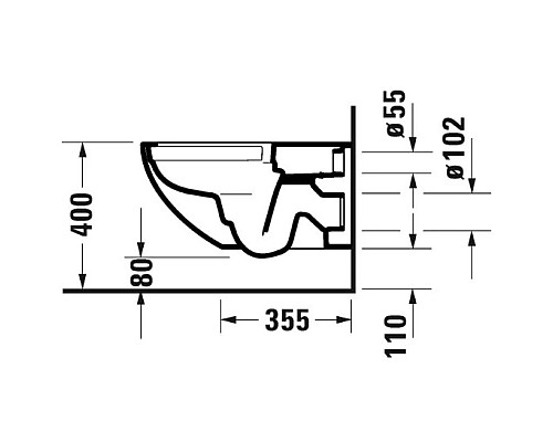 Заказать Комплект подвесной унитаз Duravit Architec 45720900A1 + система инсталляции Tece 9400412 в магазине сантехники Santeh-Crystal.ru