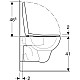 Заказать Комплект подвесной унитаз Geberit Renova 500.802.00.1 + система инсталляции Tece 9400412 в магазине сантехники Santeh-Crystal.ru