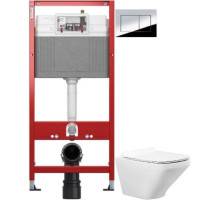 Комплект подвесной унитаз Vincea Neo-M VT1-17 + система инсталляции Tece 9400412