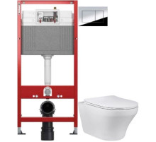 Комплект подвесной унитаз Vincea Edge-M VT1-37 + система инсталляции Tece 9400412