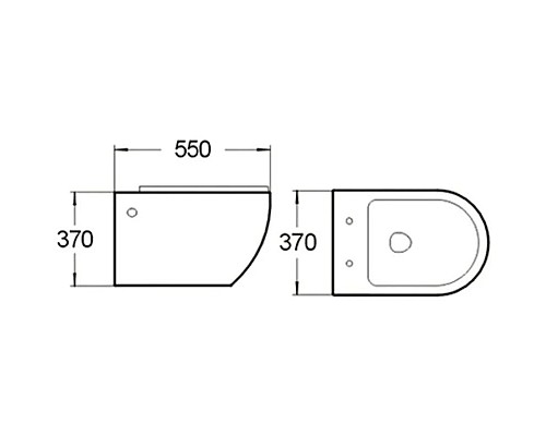 Приобрести Комплект подвесной унитаз SantiLine SL-5002 + система инсталляции Tece 9400412 в магазине сантехники Santeh-Crystal.ru