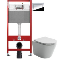 Комплект подвесной унитаз Ceramica Nova Balearica CN6000 + система инсталляции Tece 9400412