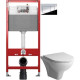Заказать Комплект подвесной унитаз AM.PM Gem C901700SC + система инсталляции Tece 9400412 в магазине сантехники Santeh-Crystal.ru