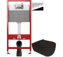 Комплект подвесной унитаз Bien Vokha MDKA052N1VP0B7000 + система инсталляции Tece 9400412