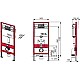 Заказать Комплект подвесной унитаз Cersanit Carina MZ-CARINA-XL-COn-S-DL-E + система инсталляции Tece 9400413 в магазине сантехники Santeh-Crystal.ru