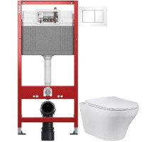 Комплект подвесной унитаз Vincea Edge-M VT1-37 + система инсталляции Tece 9400413