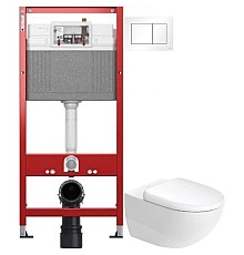 Комплект подвесной унитаз Duravit Architec 45720900A1 + система инсталляции Tece 9400413