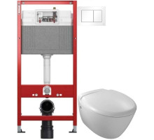 Комплект подвесной унитаз Jacob Delafon Presquile E4440-00 + система инсталляции Tece 9400413