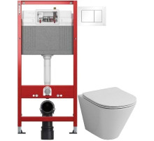 Комплект подвесной унитаз Grossman GR-4477S + система инсталляции Tece 9400413