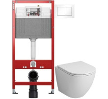 Комплект подвесной унитаз Grossman GR-4455S + система инсталляции Tece 9400413