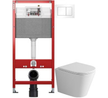 Комплект подвесной унитаз Grossman GR-4478SQ + система инсталляции Tece 9400413