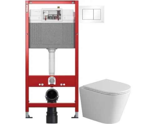 Приобрести Комплект подвесной унитаз Grossman GR-4478SQ + система инсталляции Tece 9400413 в магазине сантехники Santeh-Crystal.ru