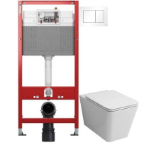 Комплект подвесной унитаз Grossman GR-4414S + система инсталляции Tece 9400413