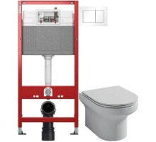 Комплект подвесной унитаз Jacob Delafon Elite EDX114RU-00 + система инсталляции Tece 9400413