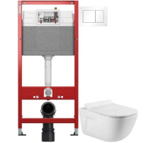 Комплект подвесной унитаз Vincea Idea VT1-33 + система инсталляции Tece 9400413