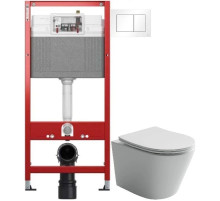 Комплект подвесной унитаз Ceramica Nova Balearica CN6000 + система инсталляции Tece 9400413